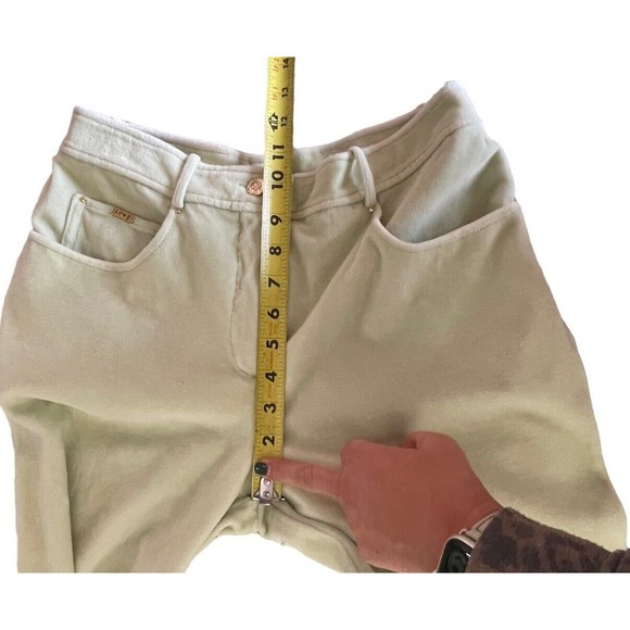 St. John Sport by Marie Gray Size 4 Velour Velvet Spring Green Pants Vintage - Picture 8 of 15